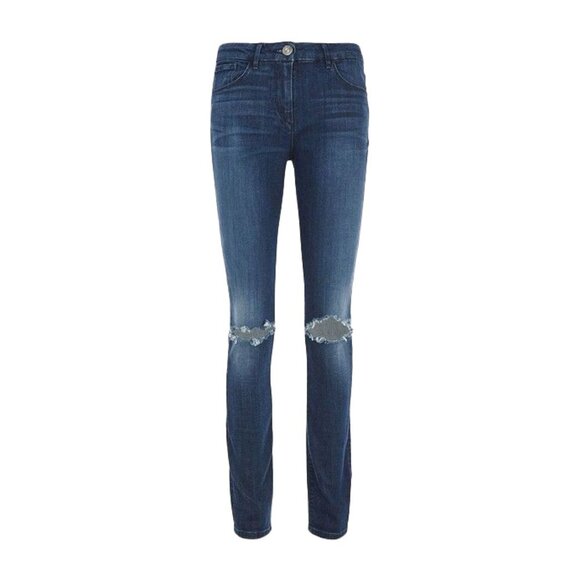 3x1 Distressed Skinny Jeans Foxtrot Size 27 NEW NWT - Picture 2 of 8